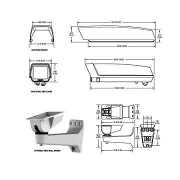 WM3026 pelco  bracket honsing